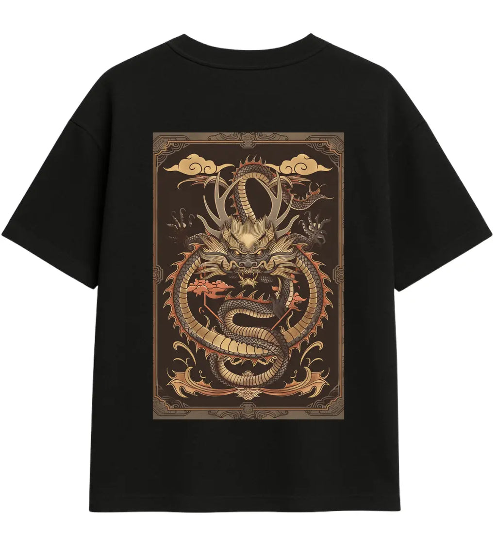 Golden Guardian Oversize T-Shirt Lorinfo