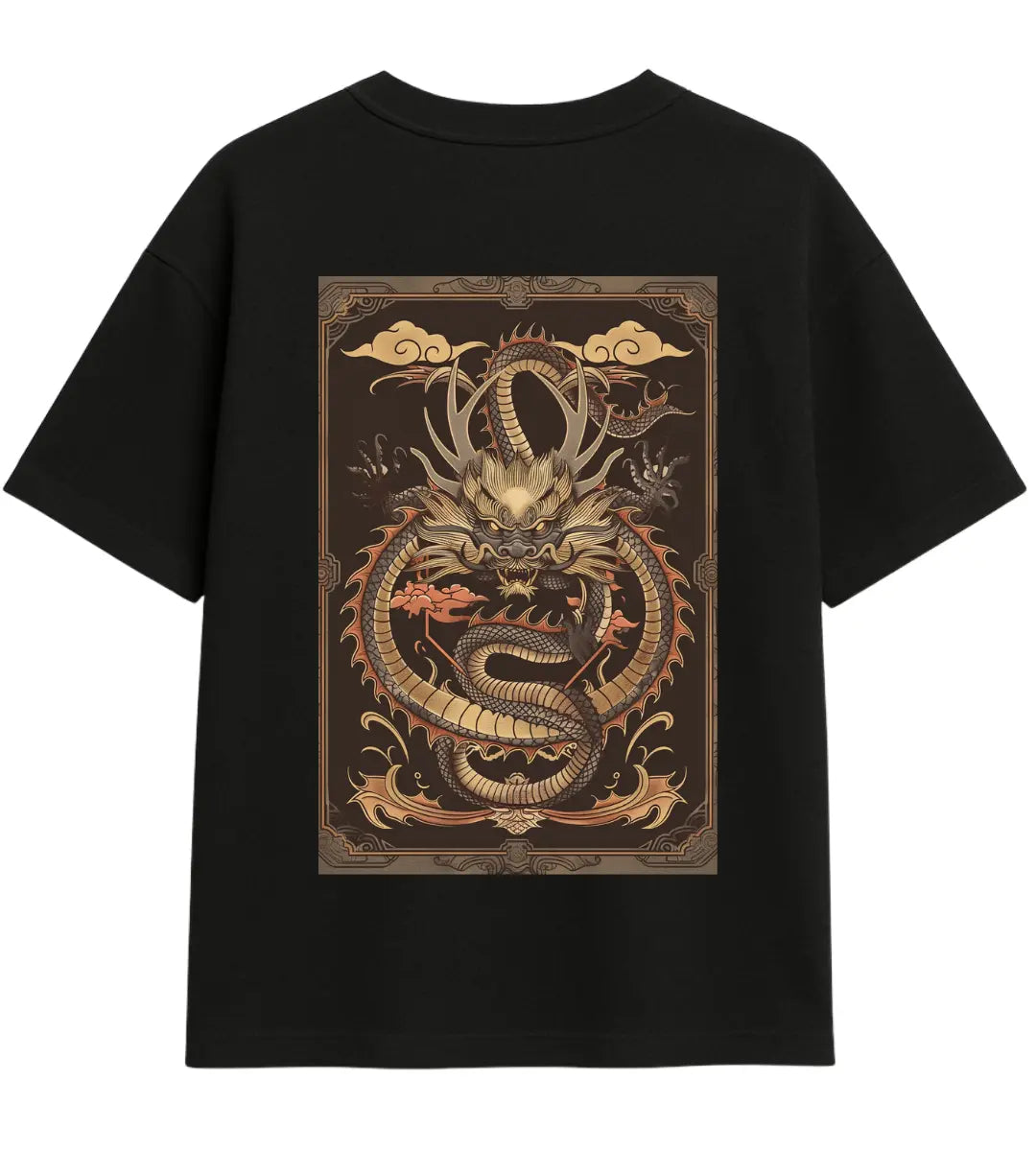 Golden Guardian Oversize T-Shirt Lorinfo