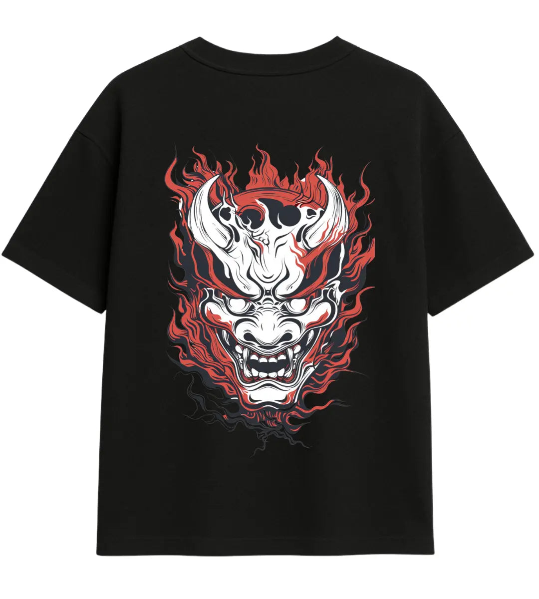 Crimson Wrath Oversize T-Shirt Lorinfo