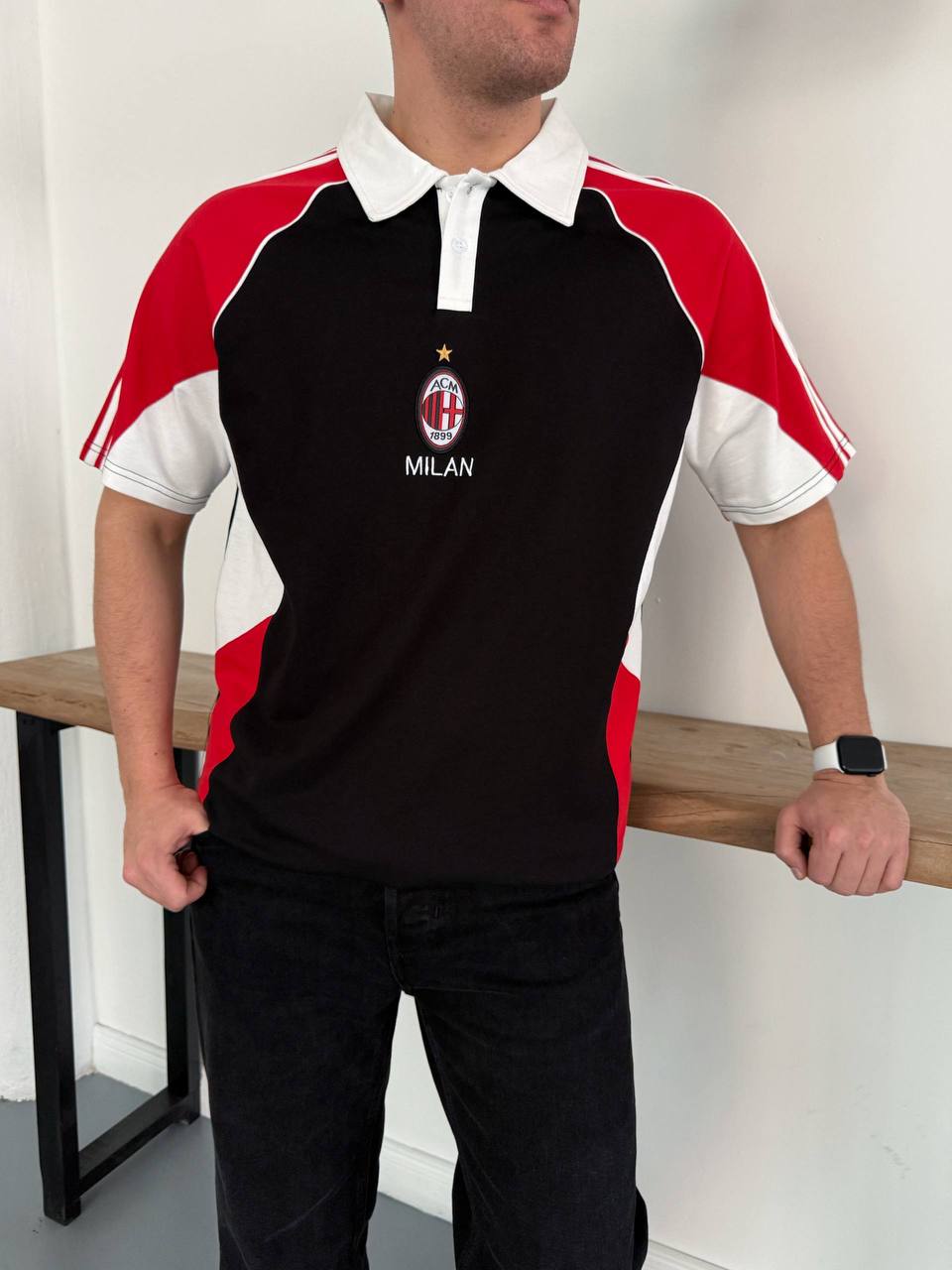 ACM Polo Yaka Oversize T-shirt 5