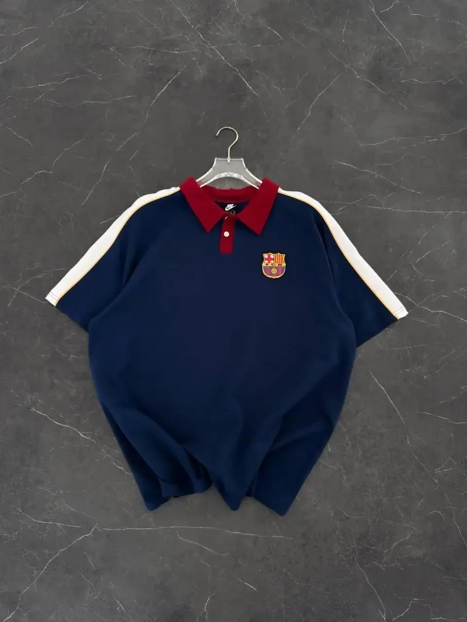 Barça Polo Yaka T-shirt - Mavi