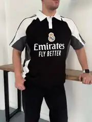 Real Mdrd Siyah Polo Yaka T-shirt 6
