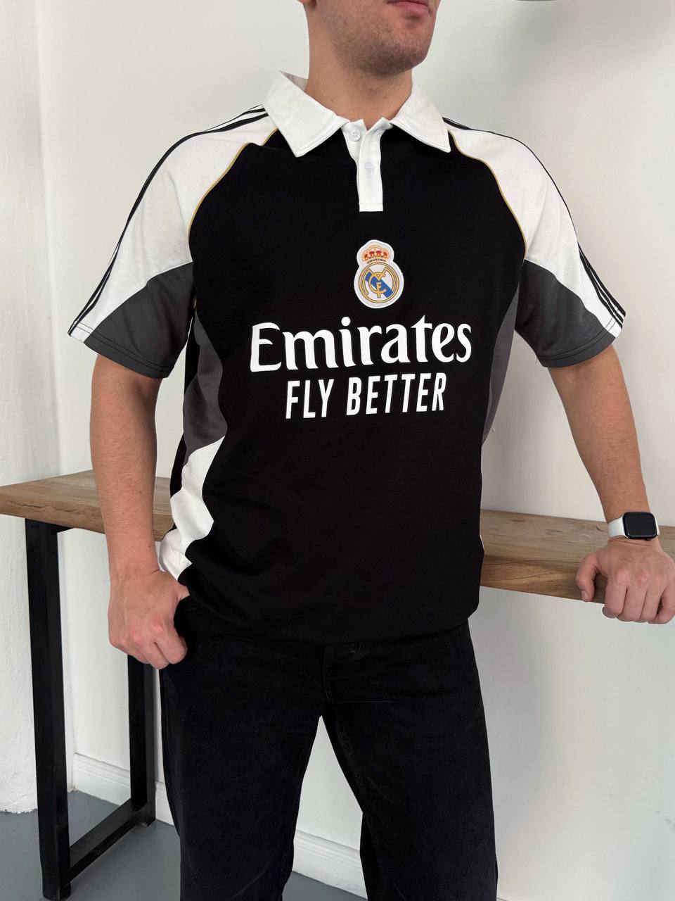 Real Mdrd Siyah Polo Yaka T-shirt 6