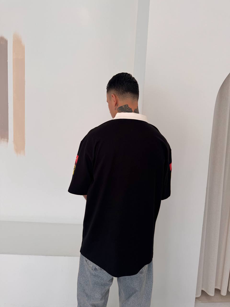 Ferrari Polo Yaka Oversize T-shirt 8
