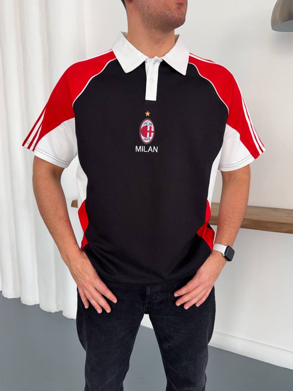 ACM Polo Yaka Oversize T-shirt 3