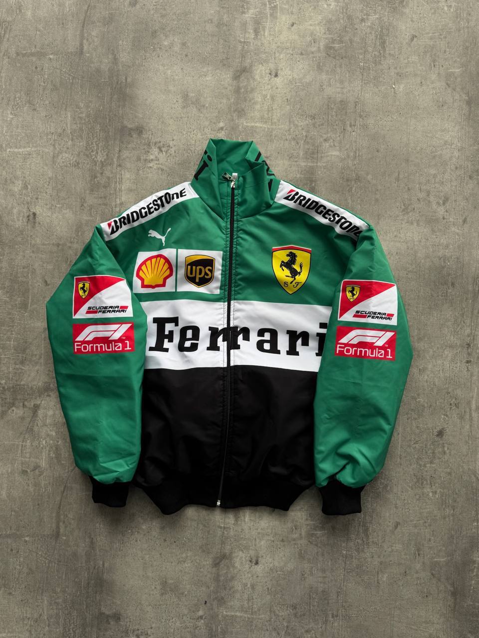 Ferrari Bomber Ceket Yeşil 2