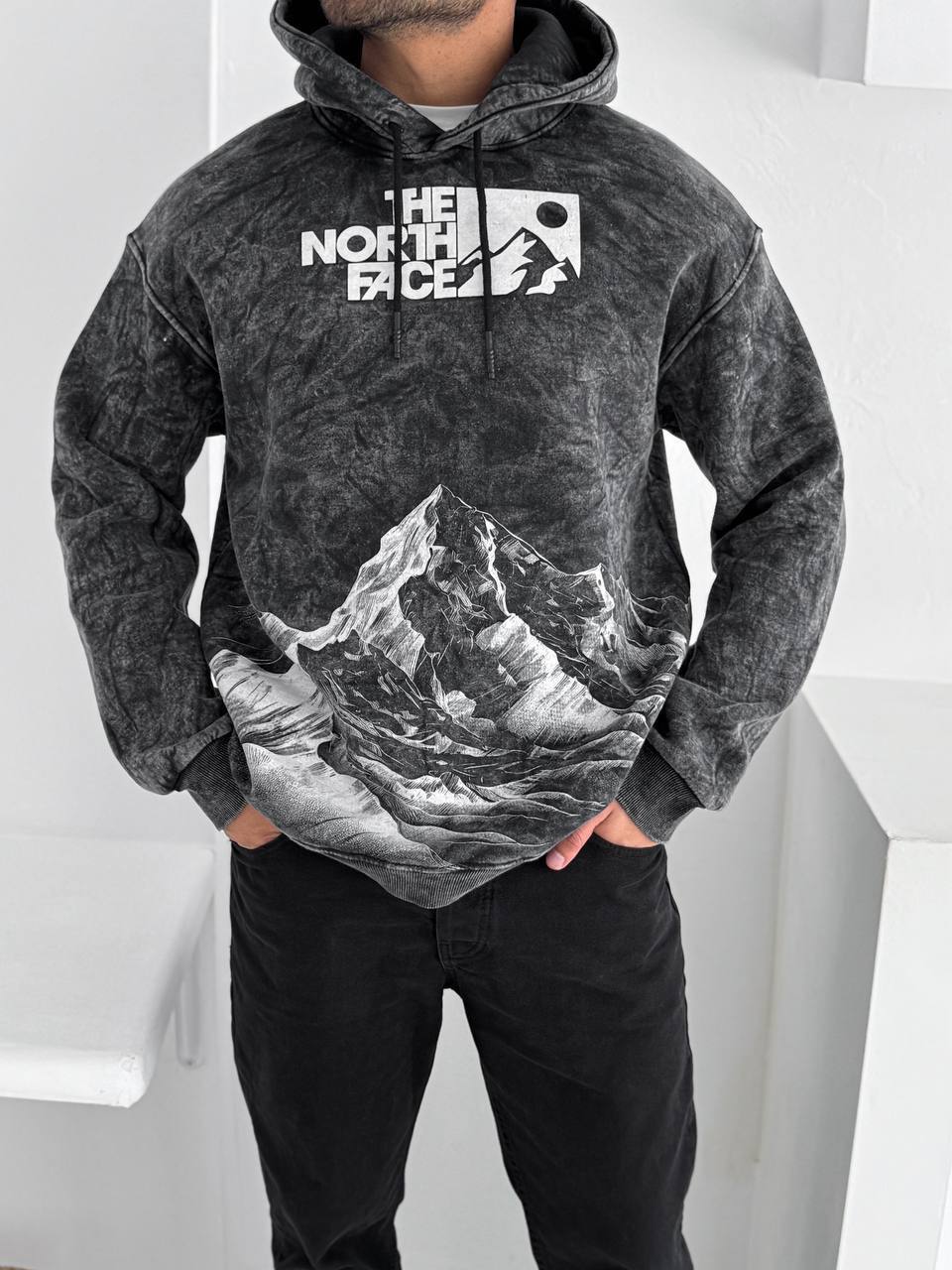 The Nrt Fce Oversize Yıkamalı Hoodie