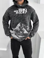 The Nrt Fce Oversize Yıkamalı Hoodie 1