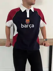 Barça Polo Yaka Oversize T-shirt 3