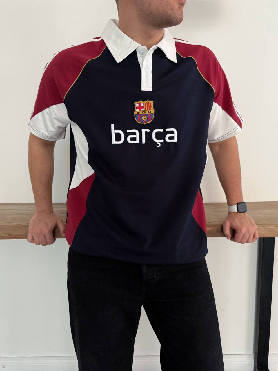Barça Polo Yaka Oversize T-shirt 3