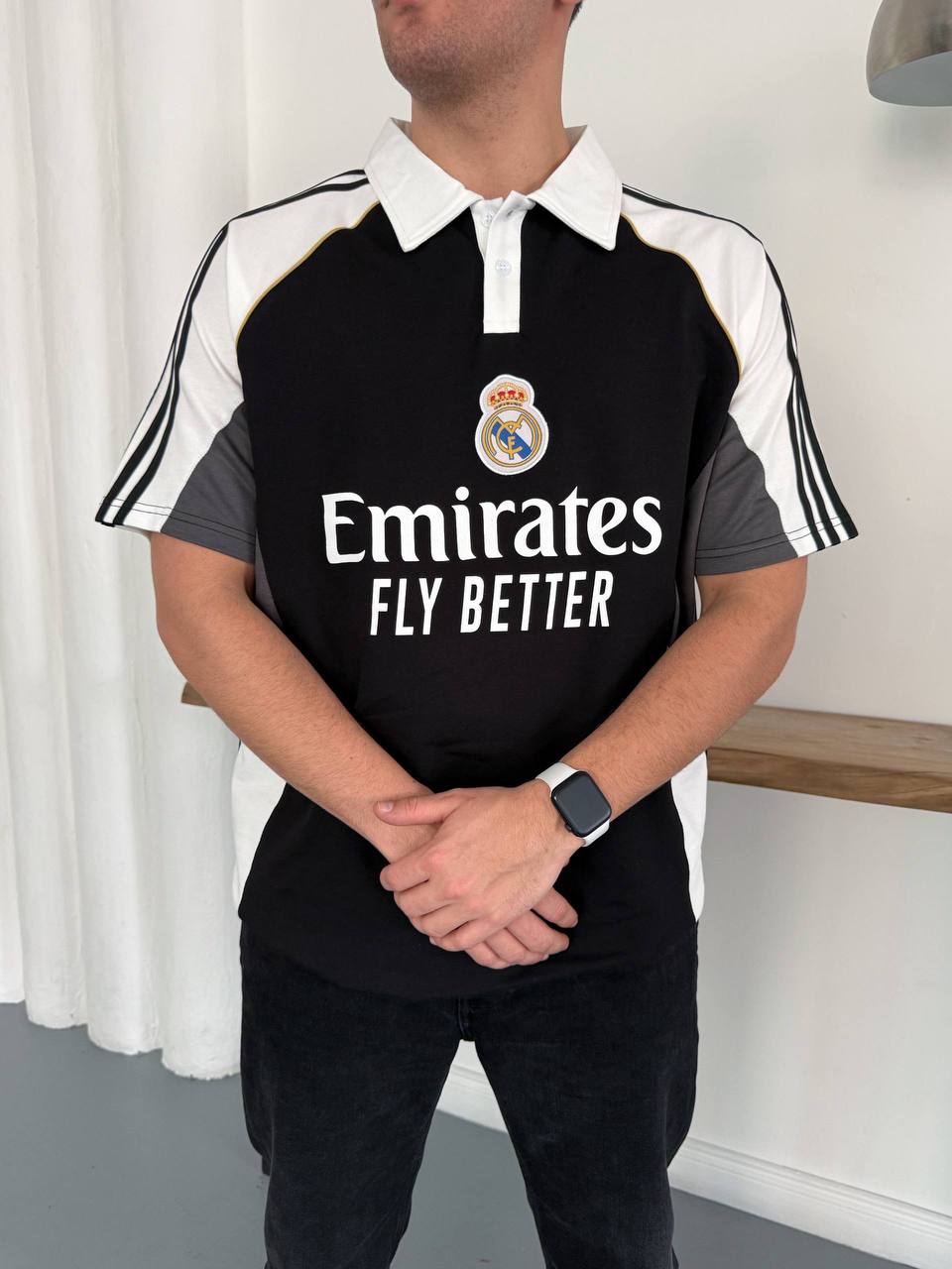 Real Mdrd Siyah Polo Yaka T-shirt 3