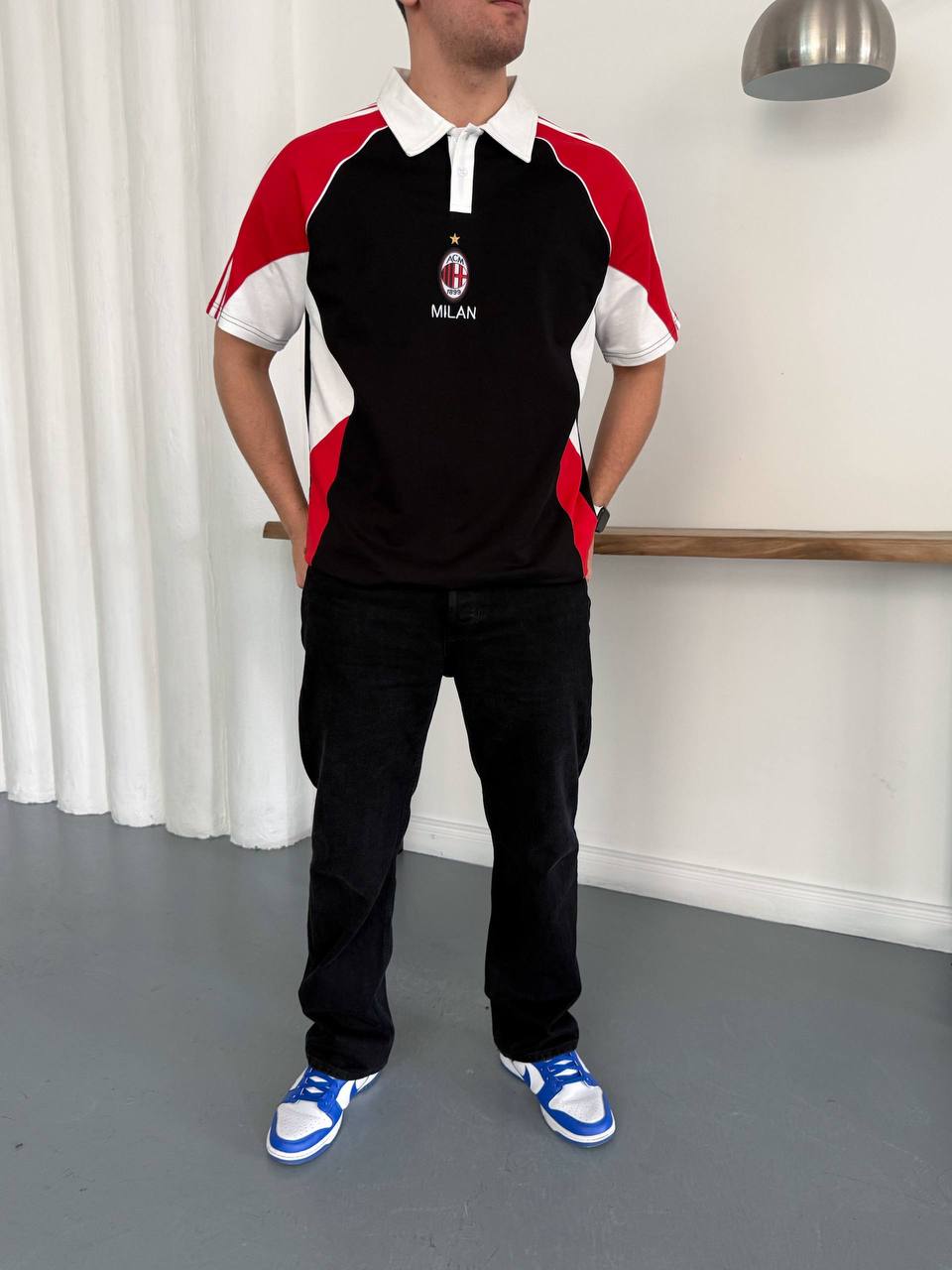 ACM Polo Yaka Oversize T-shirt 4