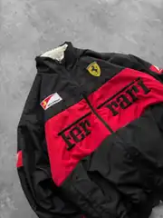 Ferrari Çift Taraflı Mont Siyah 2
