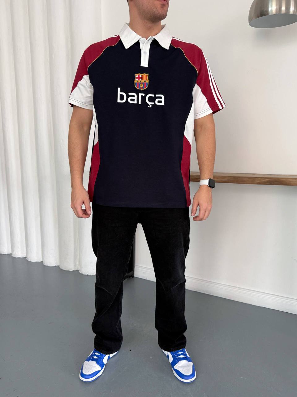 Barça Polo Yaka Oversize T-shirt 4