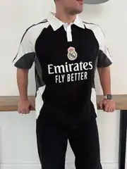 Real Mdrd Siyah Polo Yaka T-shirt 5