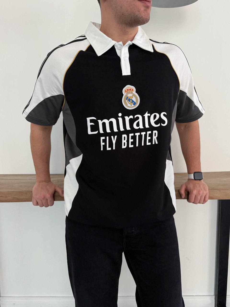 Real Mdrd Siyah Polo Yaka T-shirt 5