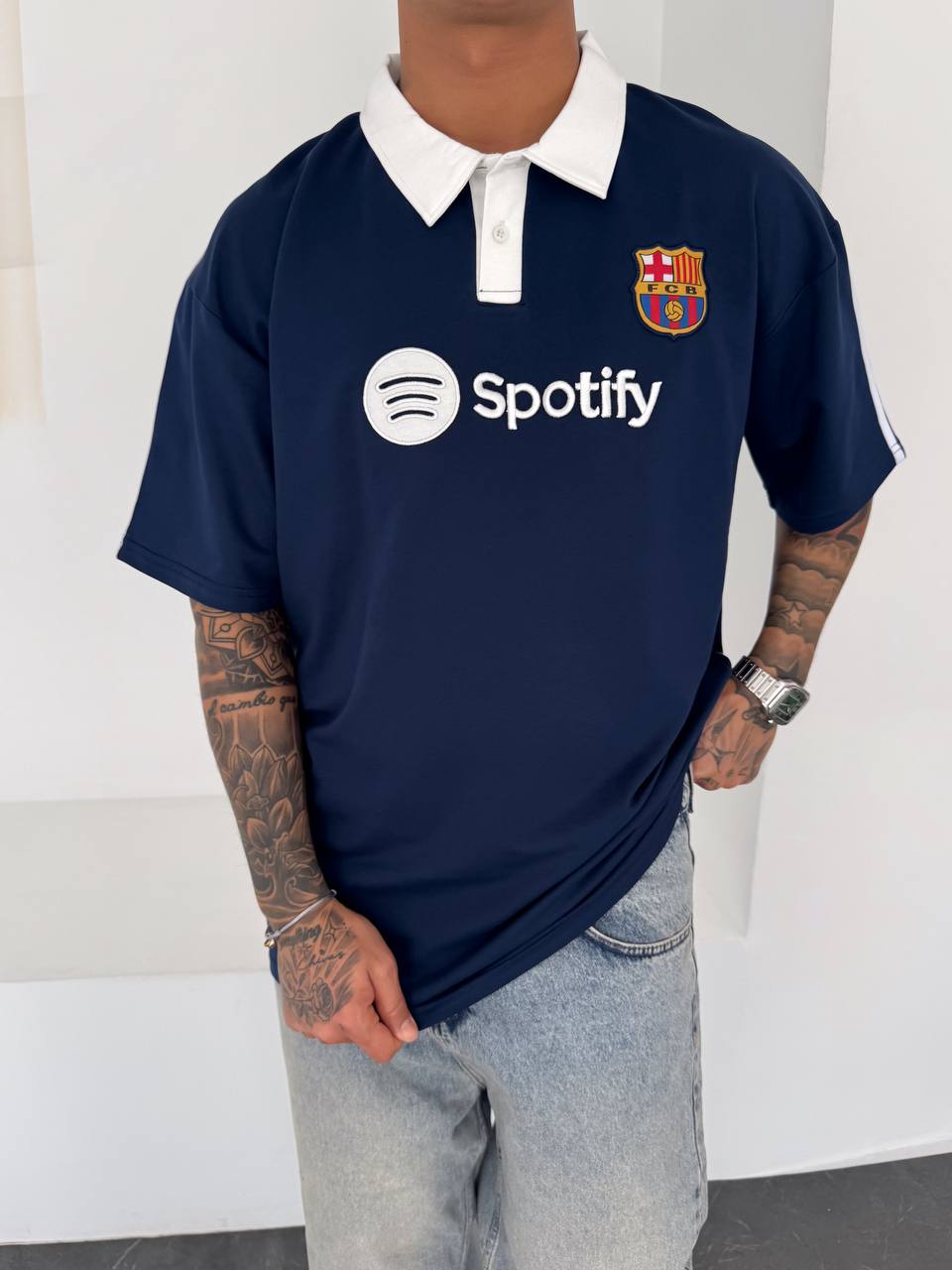 Barça Polo Yaka T-Shirt 5