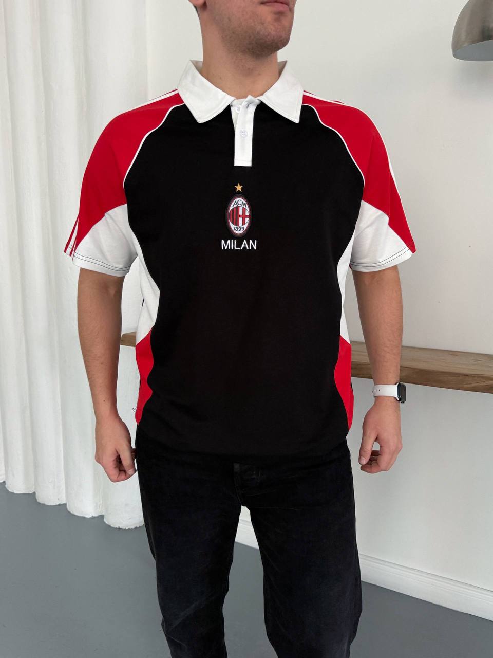 ACM Polo Yaka Oversize T-shirt 6