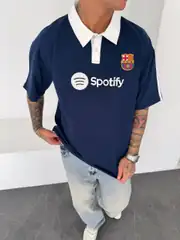 Barça Polo Yaka T-Shirt 4