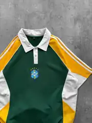 Üç Renk Bloklu Polo Yaka T-shirt 1