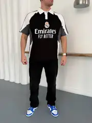 Real Mdrd Siyah Polo Yaka T-shirt 4