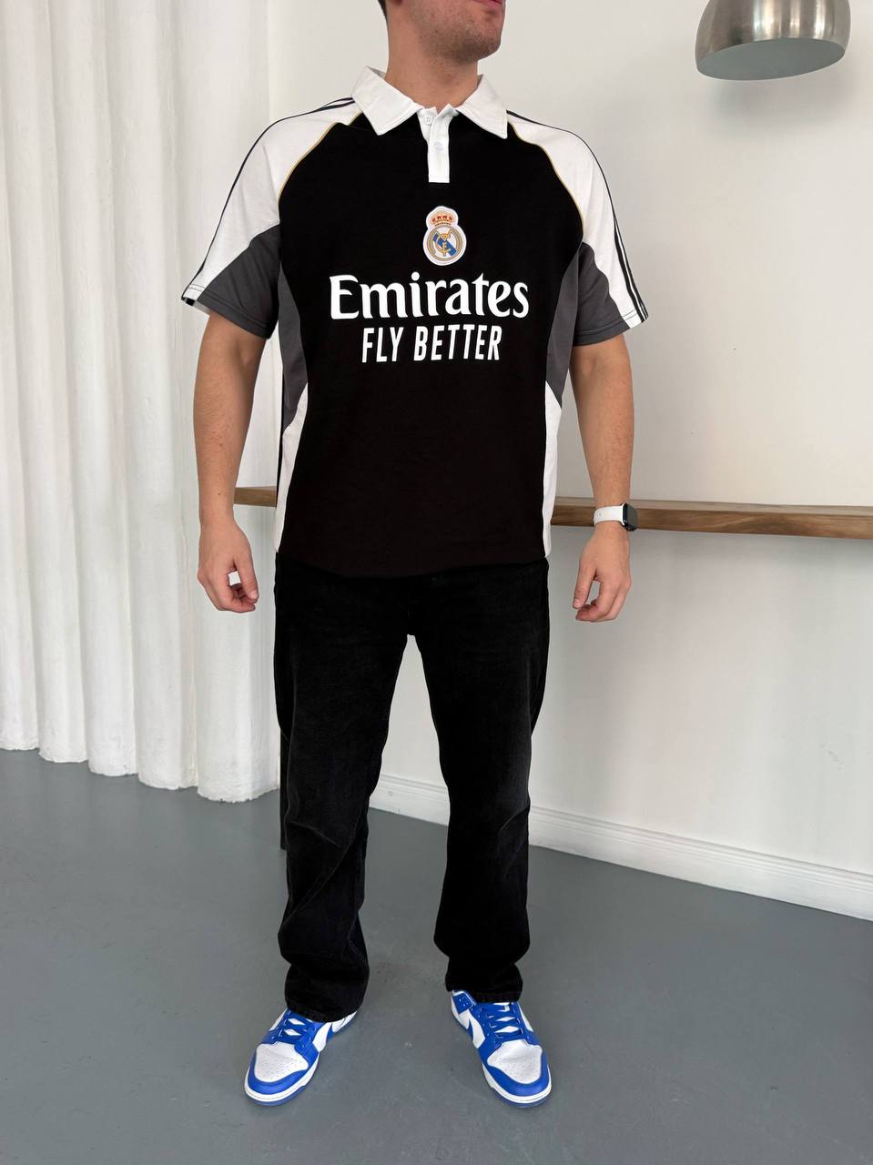 Real Mdrd Siyah Polo Yaka T-shirt 4