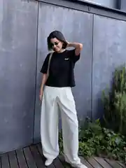 Lorinfo - Black Shiny Tee 2