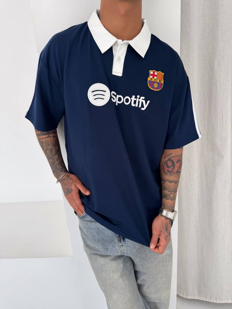 Barça Polo Yaka T-Shirt 1